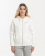 KIARA ZIPPED HOODIE WOMEN white