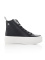 CUPSOLE FLATFORM MID WL LTH WN black