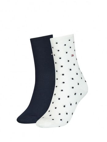 TH WOMEN SOCK DOT 2P